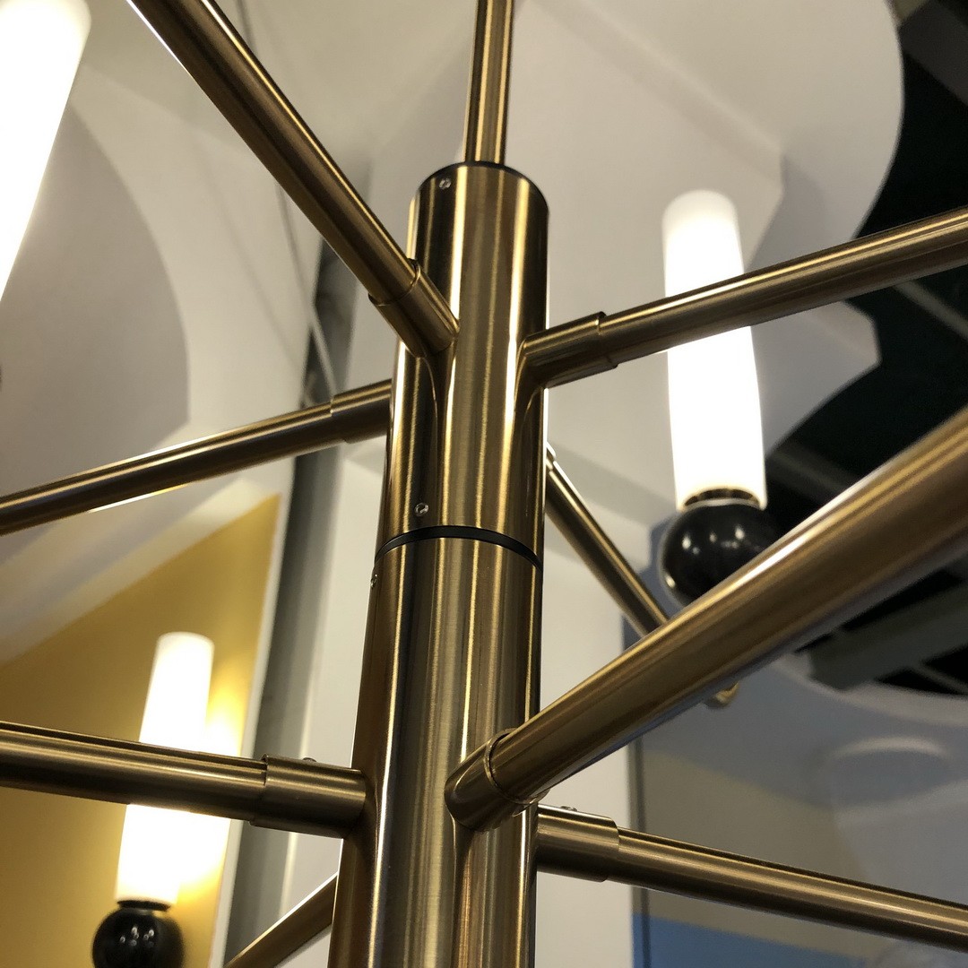 Aromas C1224/8 Old Gold/Black люстра подвесная золото/черная 121519 - Вид №1