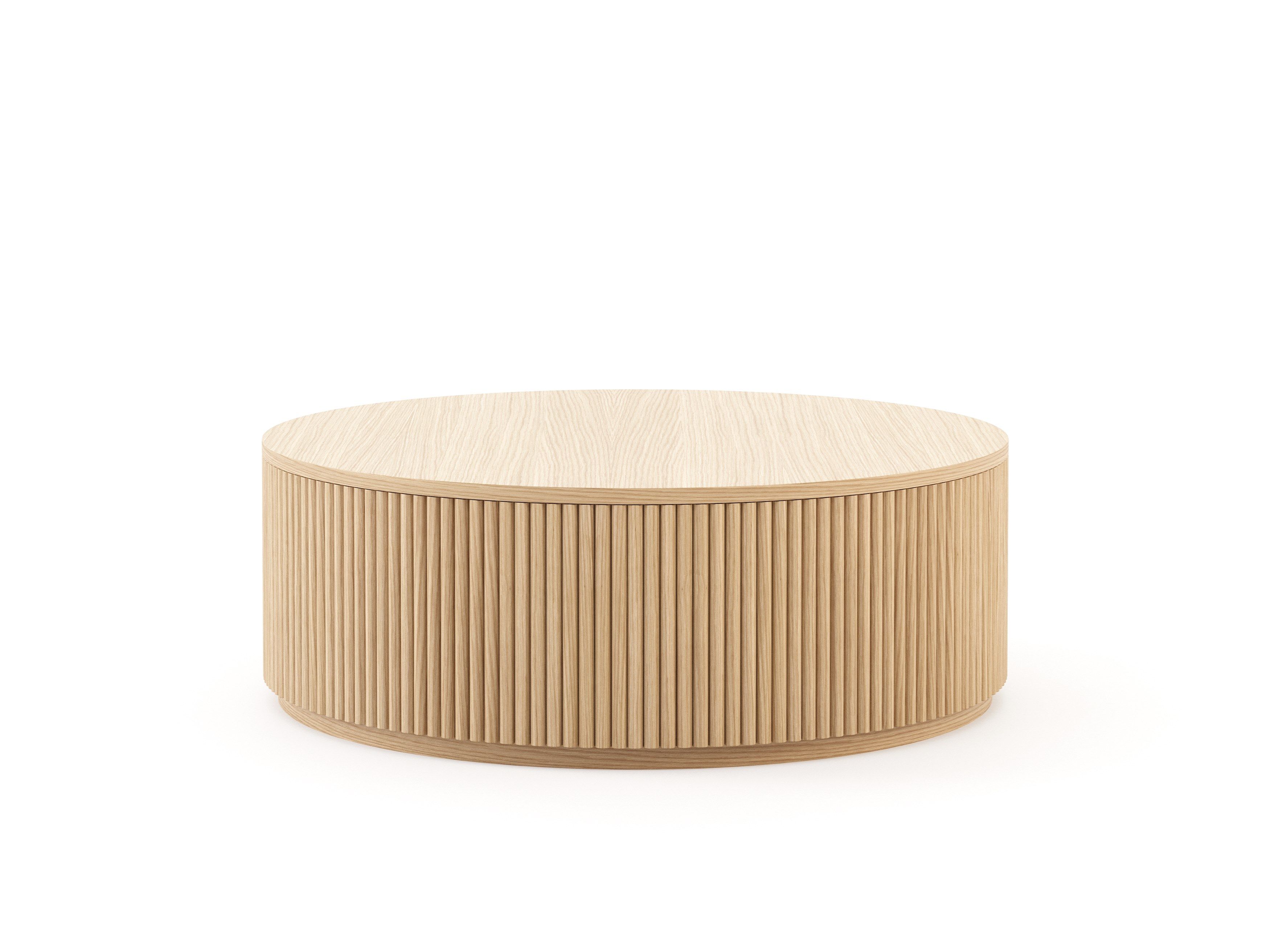 Деревянный круглый низкий журнальный столик Stylish Club медь ARCH-00061345 - Вид №7