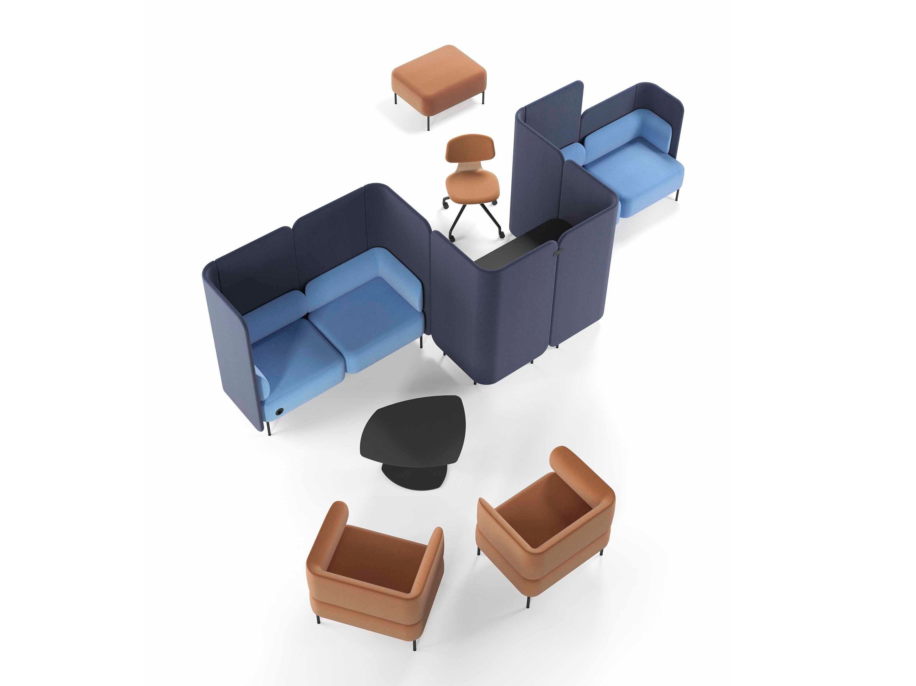 Офис остров модульная ткань SITLOSOPHY® Berirama ARCH-00117436 - Вид №2