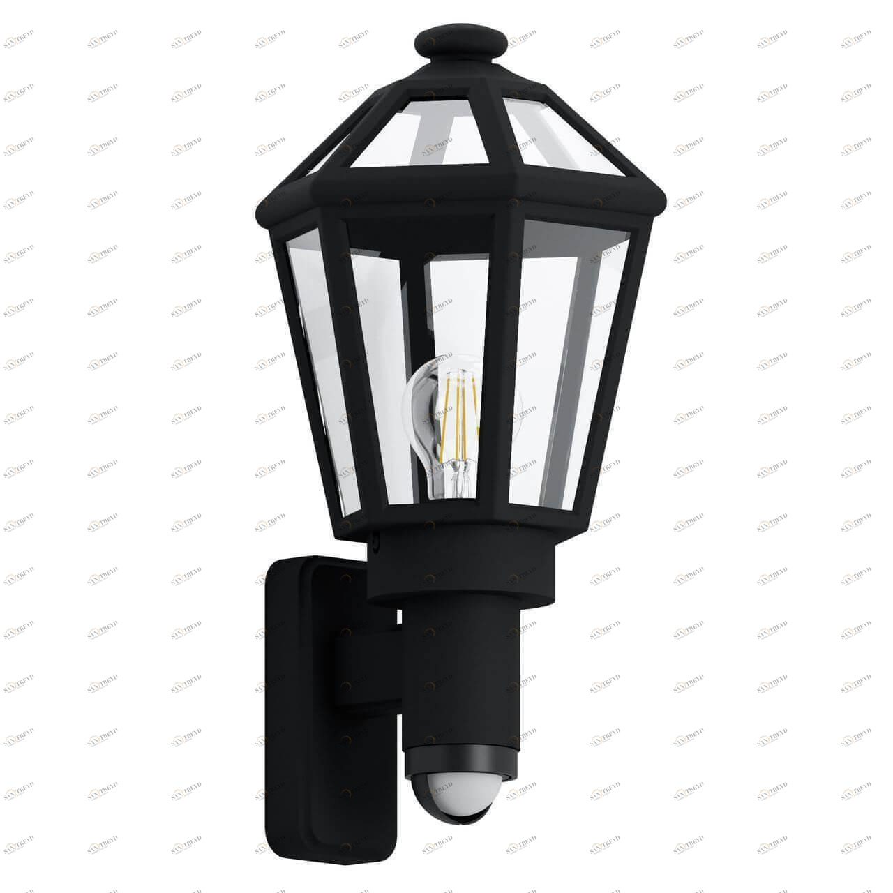 Уличный настенный светильник черный Eglo Monselice 97257 EGLO ФОНАРЬ 00-3897925 Черный 
