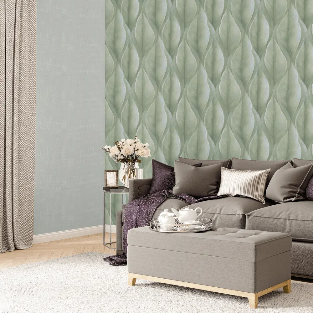 Флизелиновые обои Palitra Planet Olivia с растительным орнаментом 89352162 STLM-0817090 - Вид №3