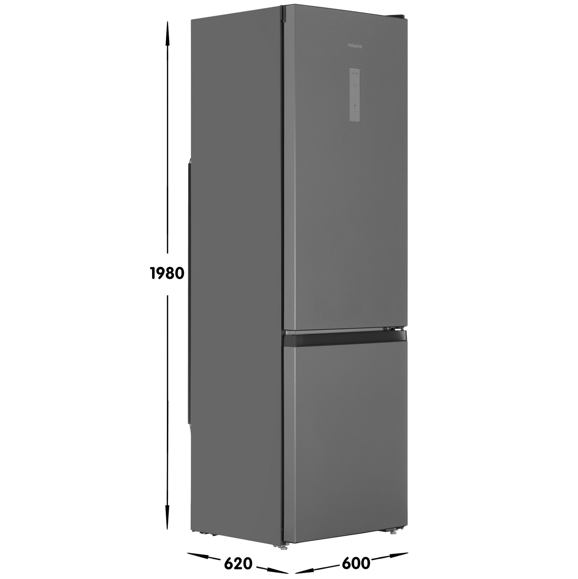 5457089 Холодильник с морозильником   Hotpoint HT 6200 S серебристый STDN-0114233 - Вид №6