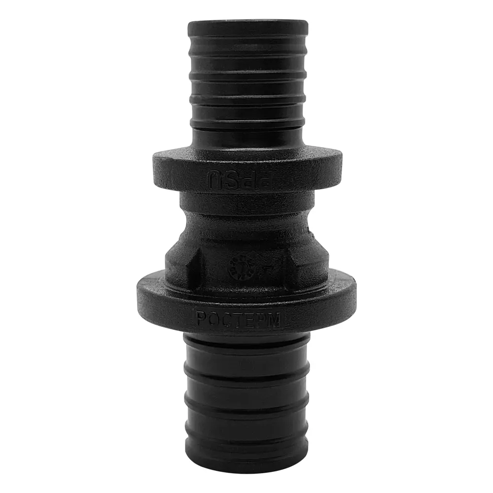 Муфта соединительная РОСТЕРМ 20 мм PPSU для систем отопления и водоснабжения 82132722 STLM-0019989 - Вид №1