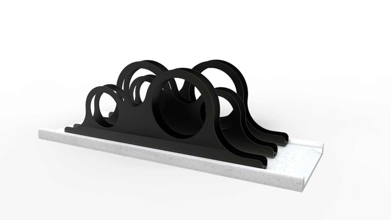 Стойка для велосипедов из оцинкованной стали Viscio Urban Design DUNE ARCH-00050149 - Вид №22