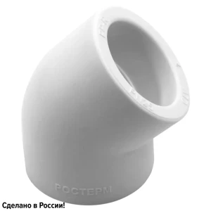 Угол 45° Ростерм 40 мм полипропилен