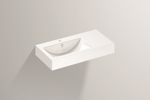 4205000000 Умывальник, wt.pr800h.l, белая, proshield Alape серия PR