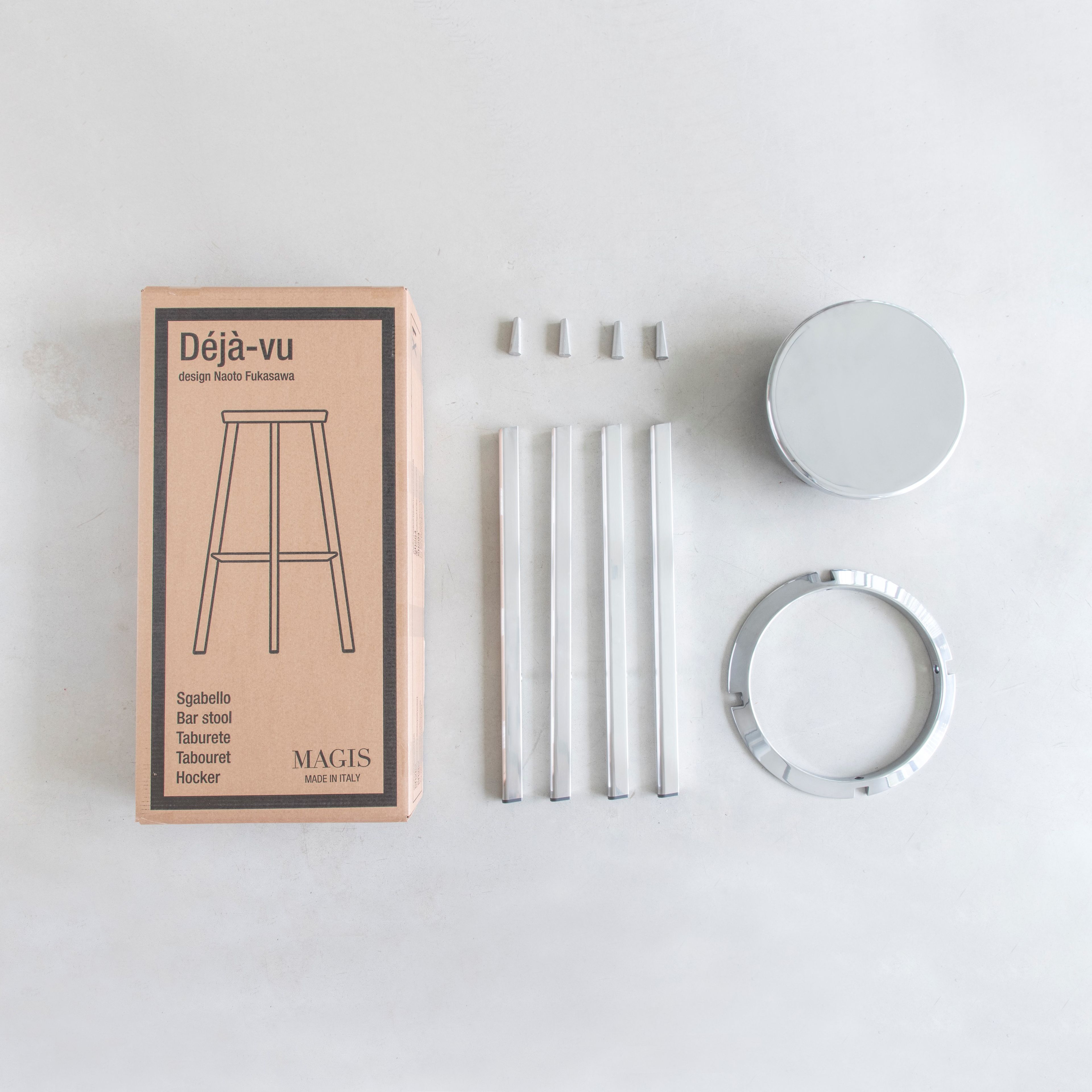 Алюминиевый стул с подставкой для ног Magis дежа-вю ARCH-00034892 - Вид №5