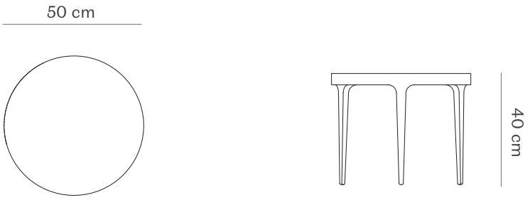 NORR11 Круглый алюминиевый журнальный столик sun-id-1462006 - Вид №5
