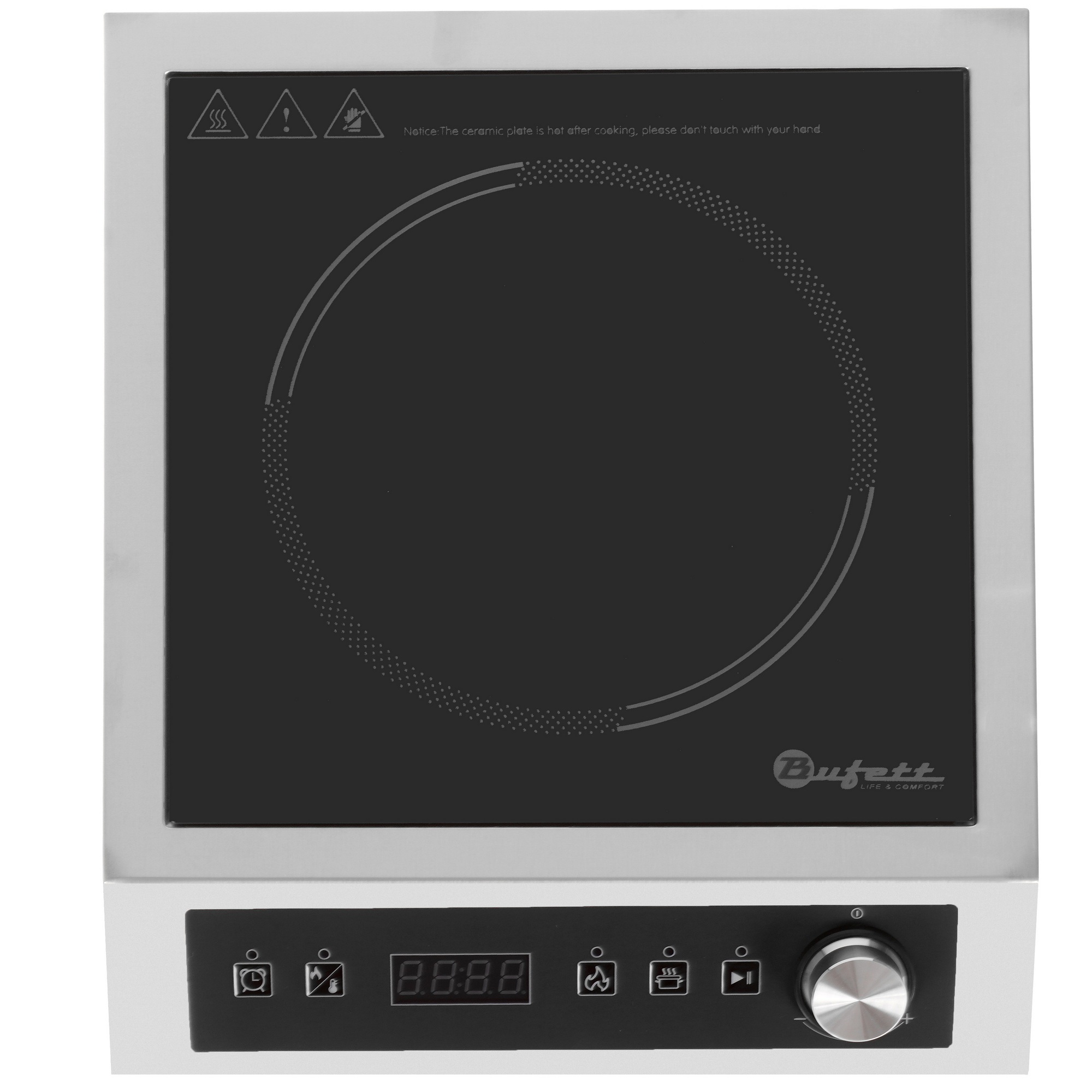 9226529 Плита компактная электрическая Bufett 640033 черный STDN-0061917