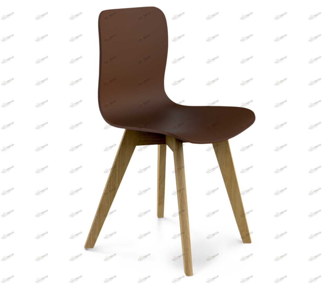 Стул DSW коричневый S42 (eames style) SHEFFILTON EAMES STYLE 015605 Коричневый 