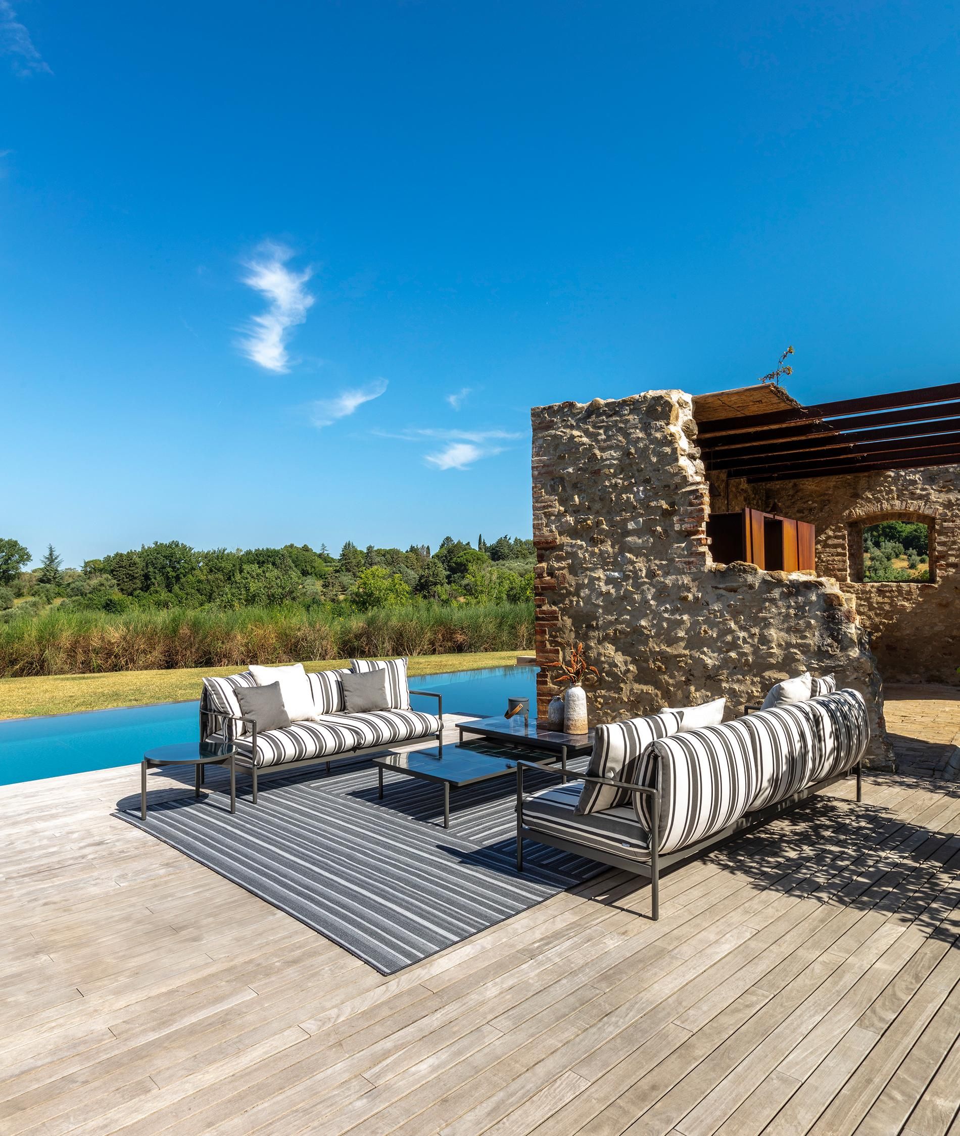 Алюминиевый прямоугольный садовый столик Talenti Nalu ARCH-00088049 - Вид №3