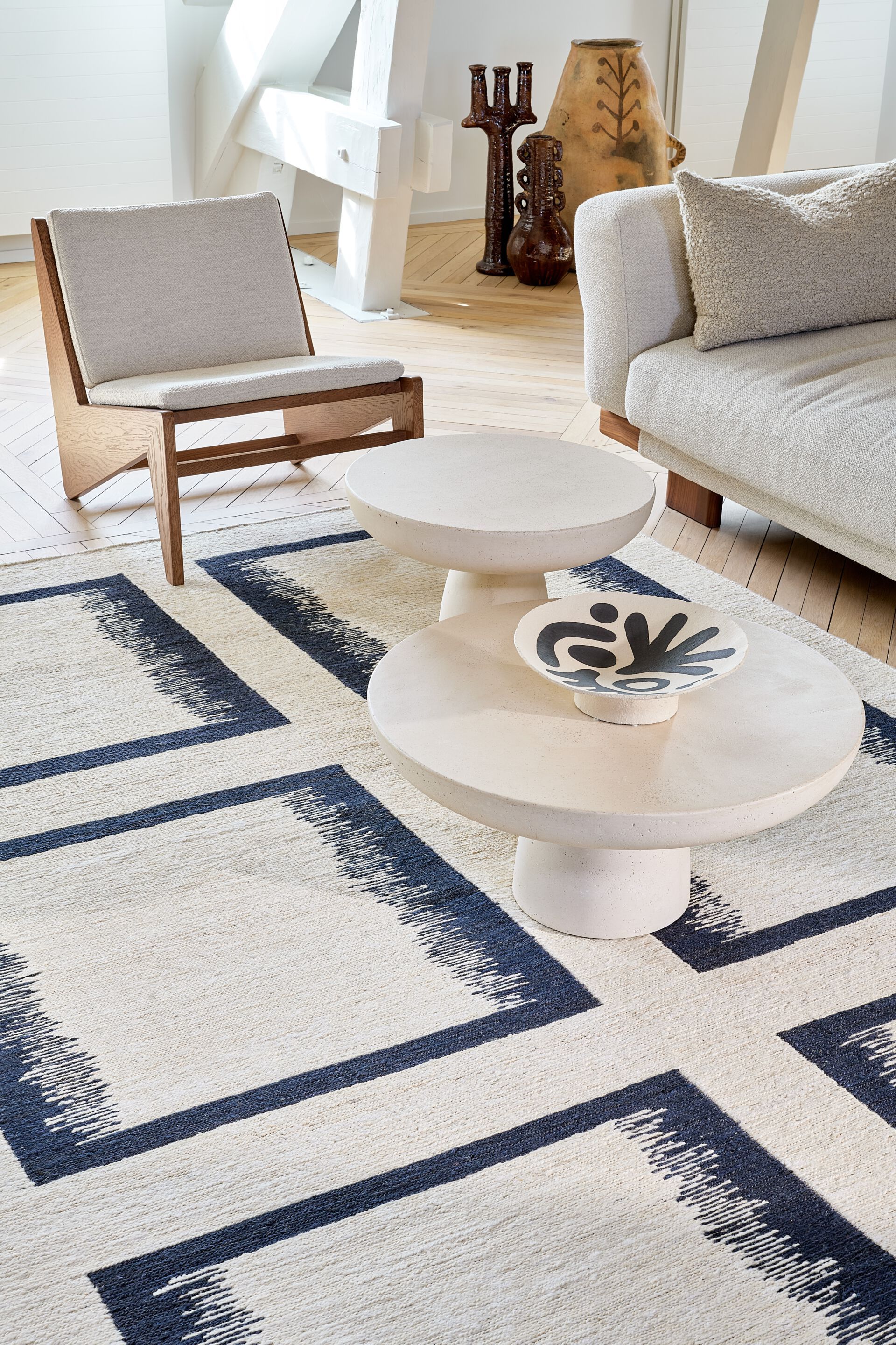 Ковер ручной работы из мешковины Toulemonde Bochart остров ARCH-00103173 - Вид №3