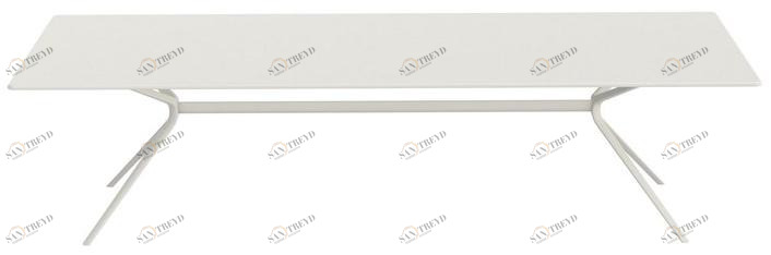 FAST Прямоугольный алюминиевый садовый стол Moai sun-id-1505770