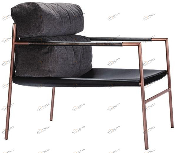 Ritzwell & Co. Кожаное кресло с подлокотниками Jk sun-id-1354435