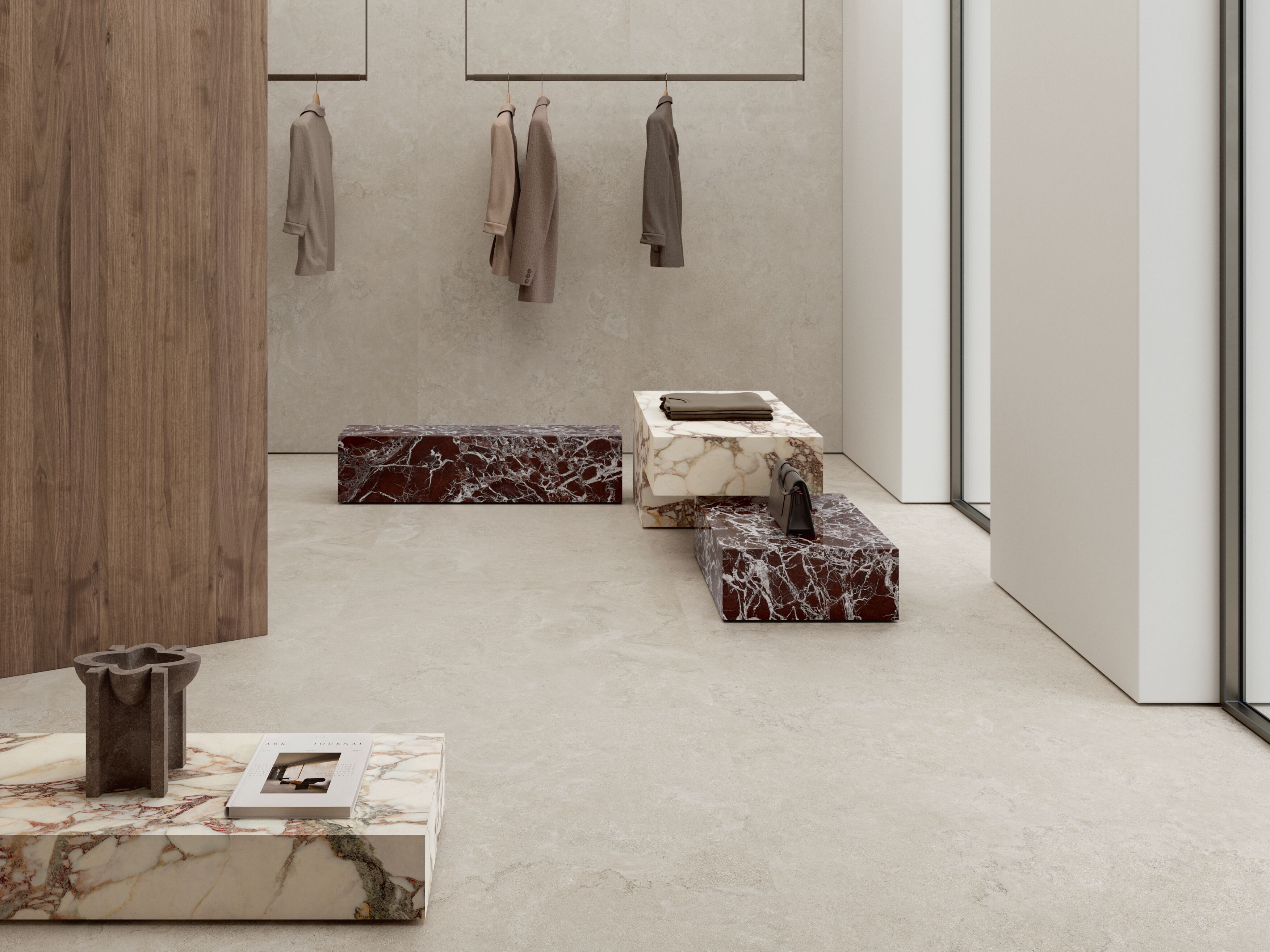 Пол / облицовка керамогранита с эффектом камня ARIOSTEA ультра камни ARCH-00017991