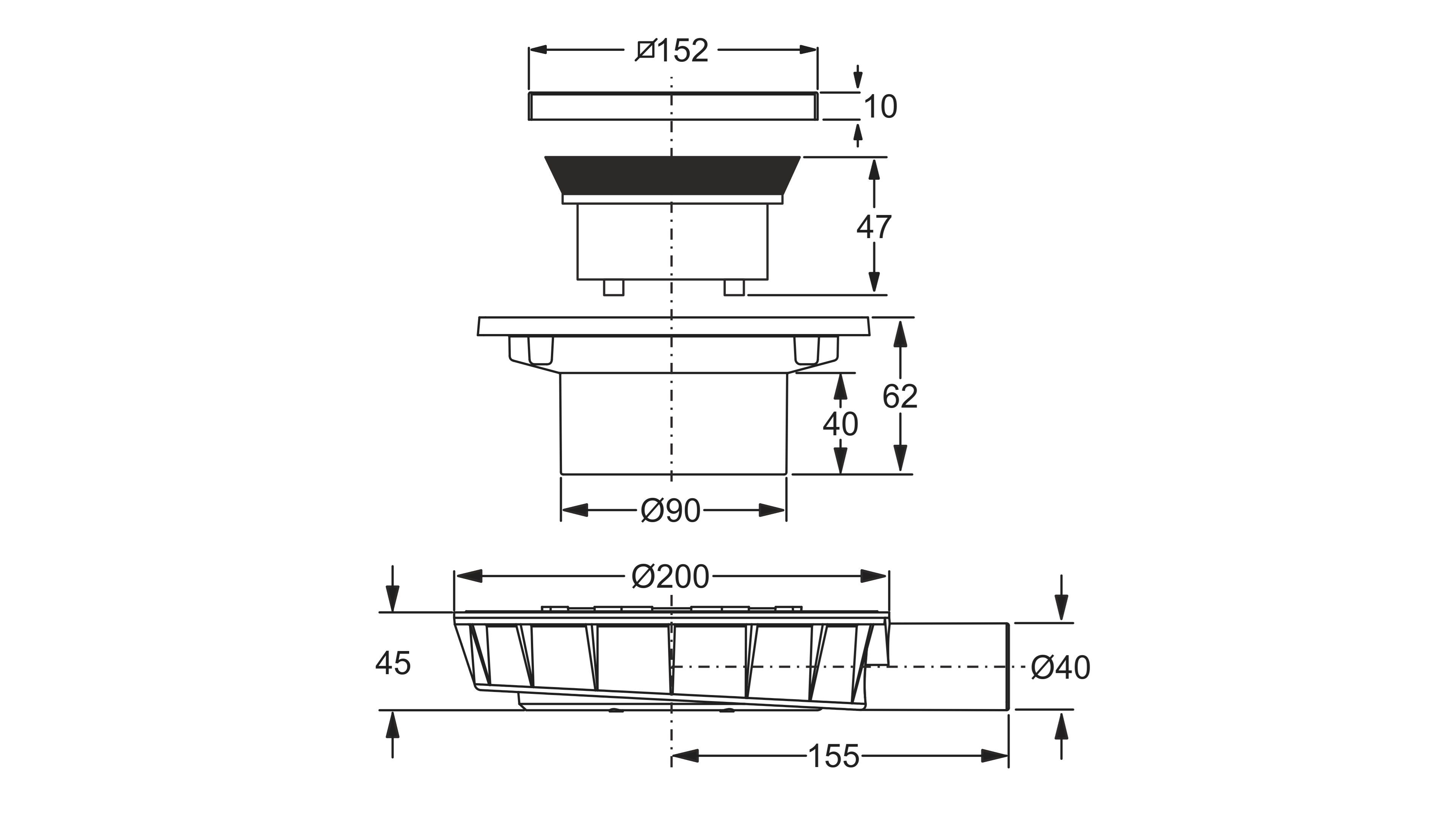 Кабина для выхлопной системы Bonomini мини-слив ARCH-00050811 - Вид №2