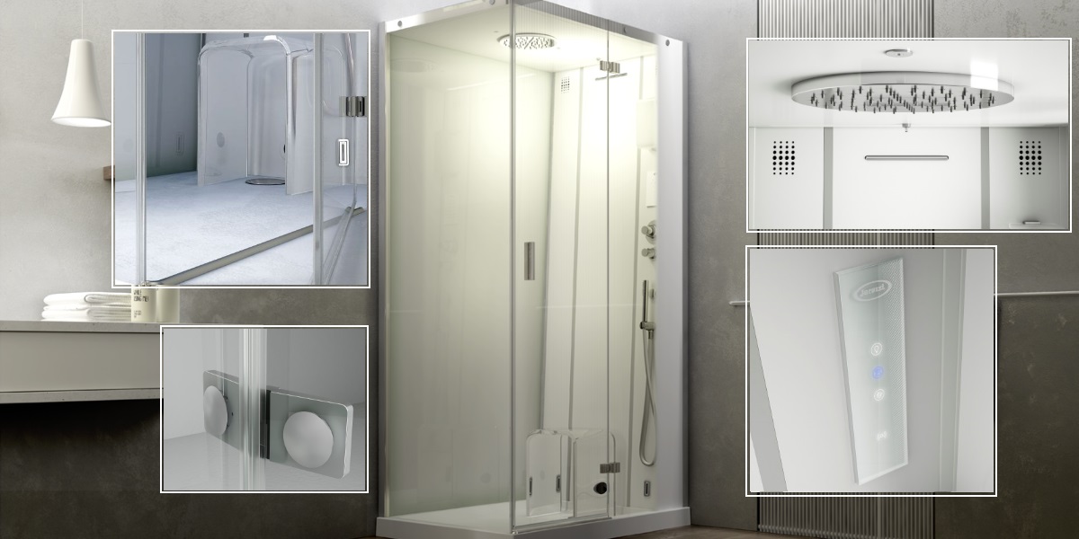 Паровая кабина Cloud 120 Base 9448-287A Sx Jacuzzi 9448287ASX - Вид №1