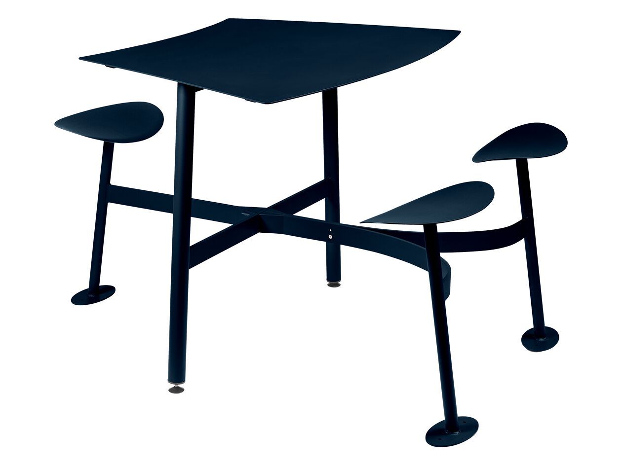 3-местный квадратный модульный стол со встроенными сиденьями Fermob Bolder ARCH-00089159 - Вид №5