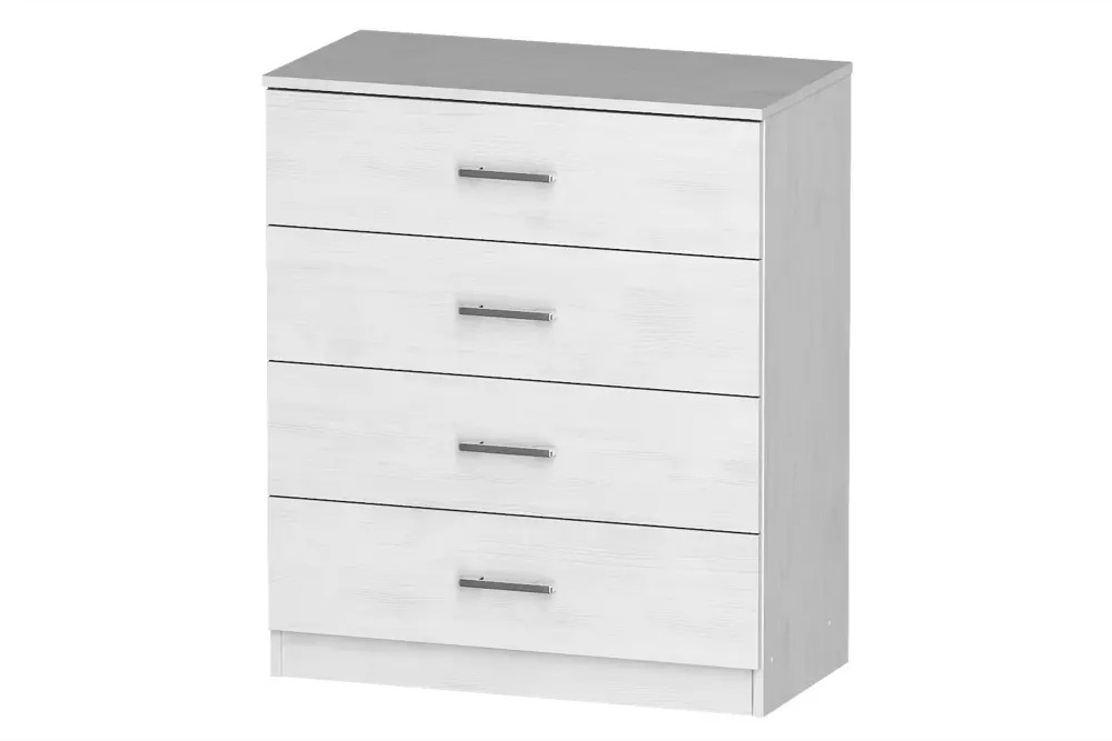 91144468 Комод Furnistyle Лайф лкм-01 3 ящика 80x40x90 см ЛДСП цвет светлое дерево STLM-0498894