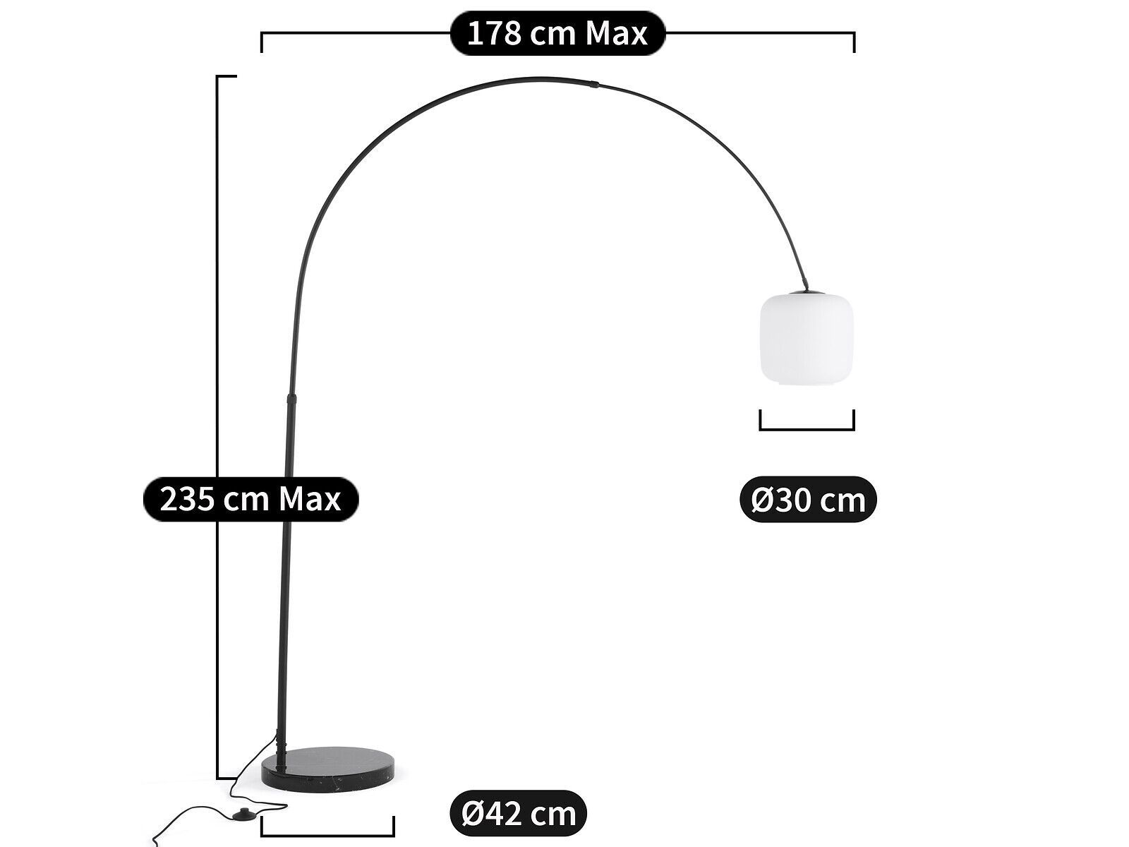 Дуговая лампа AMPM ELITA ARCH-00017562 - Вид №2