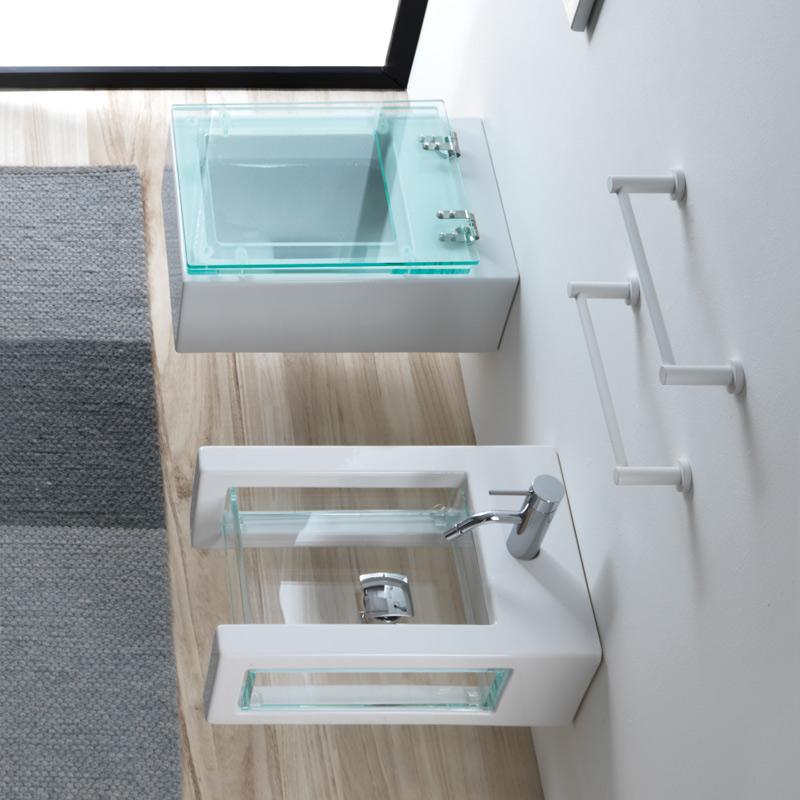 GLCEBISO0 Консоль приставная для установки чаши биде GSG CERAMIC GLASS - Вид №2