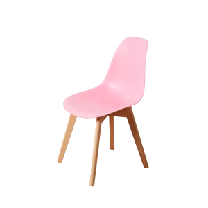 91988636 Комплект кухонных стульев 4 шт Derstuhl Grand wood 45x81x45 см полипропилен цвет розовый STLM-1418773