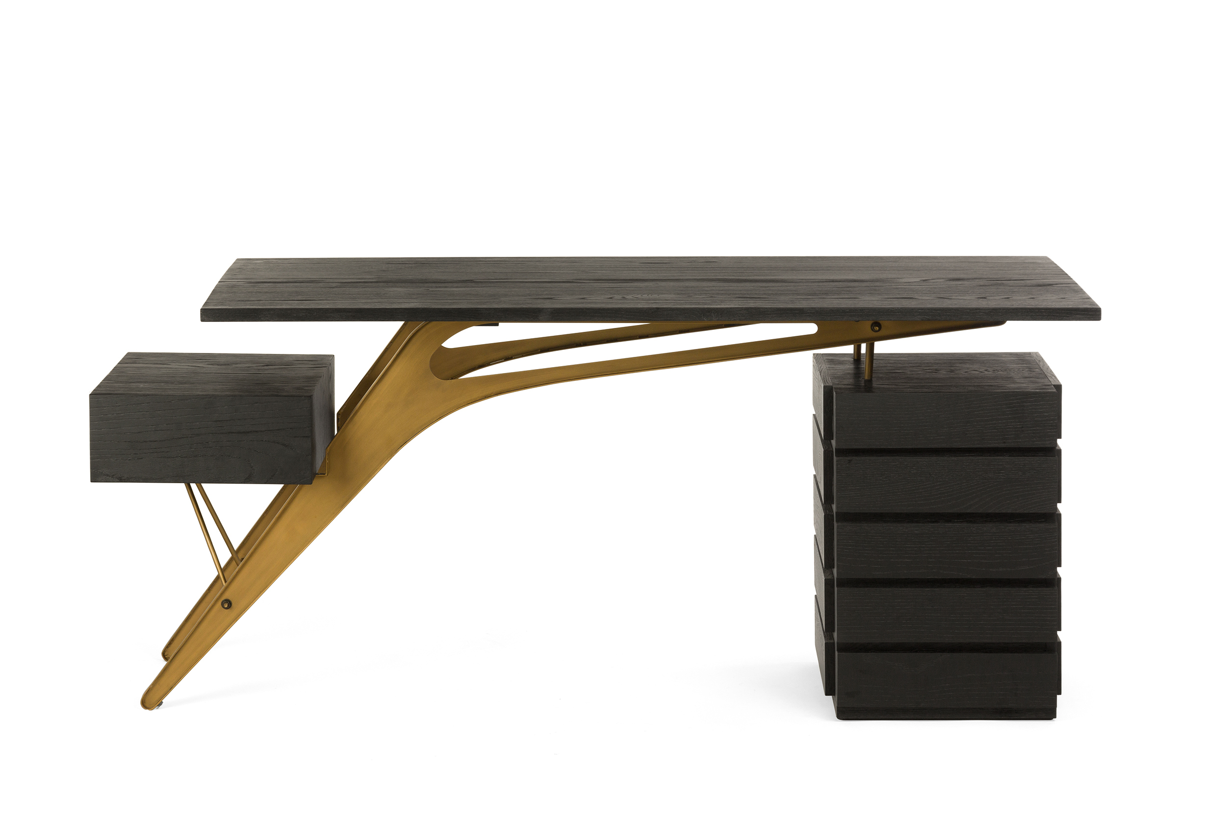 2000983150998 Рабочий стол Bullard Black LA FORMA Amsterdam - Вид №6