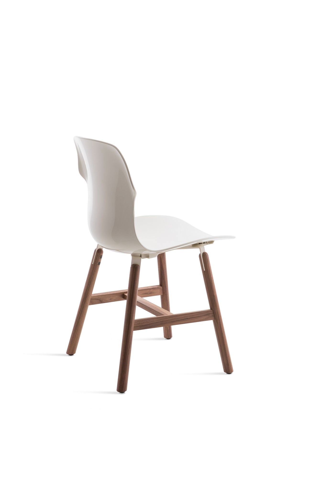Стул из полипропилена с деревянными ножками Casamania & Horm стерео ARCH-00135003 - Вид №12