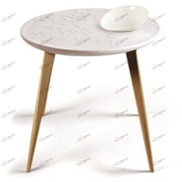 Lladró Круглый журнальный столик из фарфора Moment 01040226