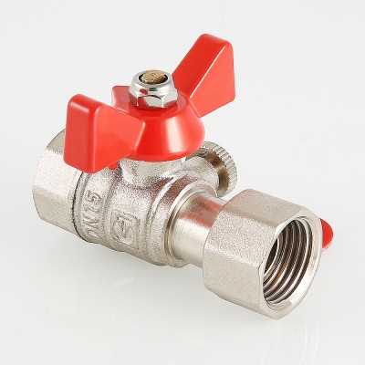 VT.807.N.0403 Кран шаровой для подключения манометра Valtec 1/2" x 3/8"  - Вид №5