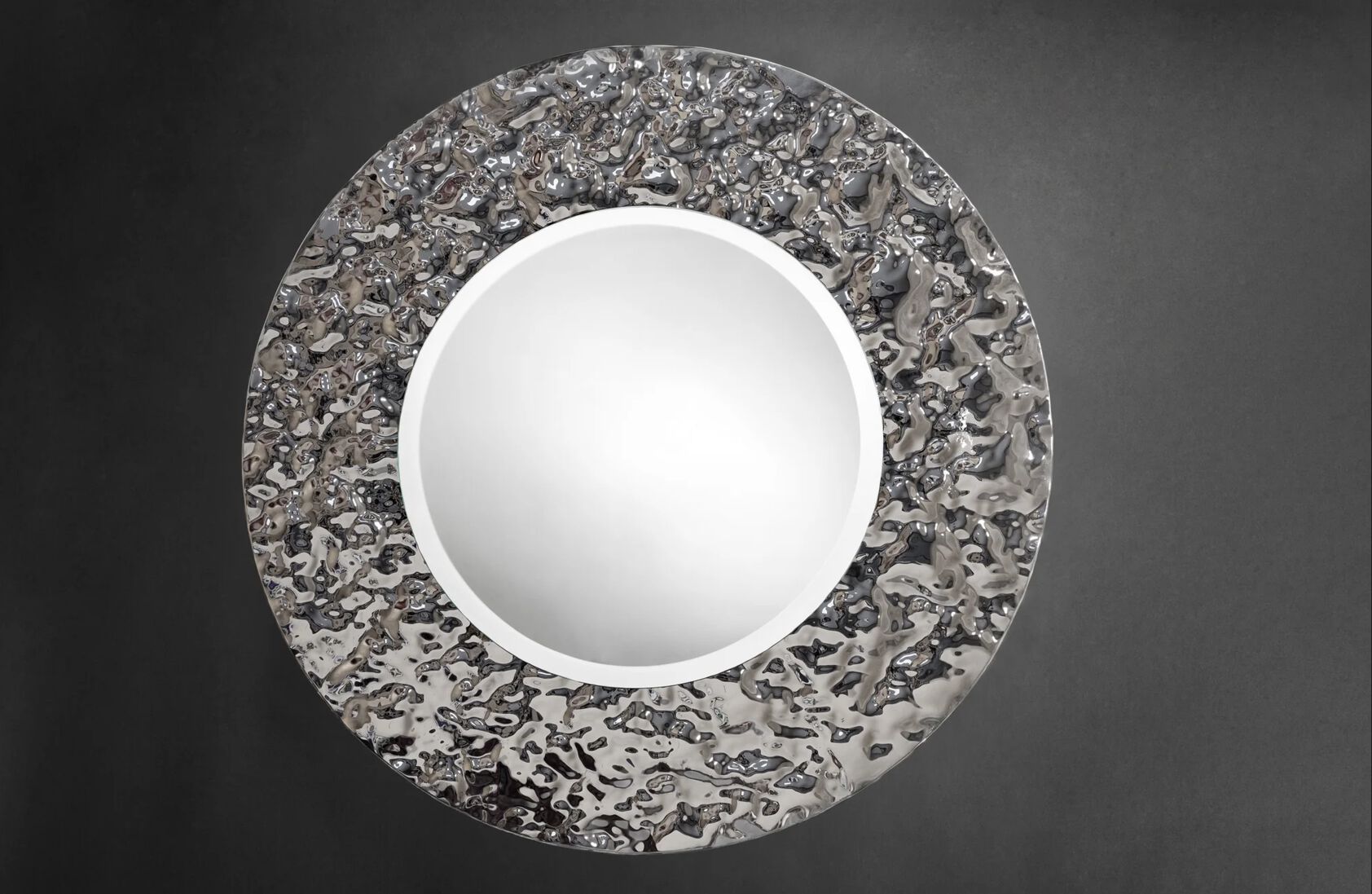 Круглое настенное зеркало с рамкой PlusObject CIRCLE ARCH-00129786 - Вид №2