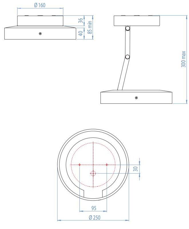 Astro Lighting Настенное цинковое увеличительное зеркало со встроенной подсветкой  1137003  - Вид №2
