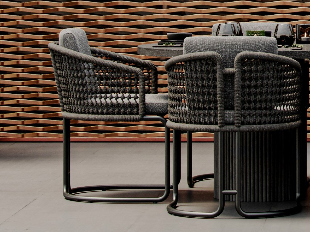 Садовый стул с подлокотниками SNOC Pigalle ARCH-00144244 - Вид №2