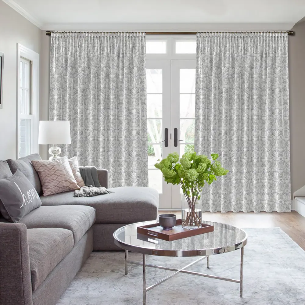 Штора на ленте Прато 160x260 см цвет серый GARDEN STLM-2067708 - Вид №5