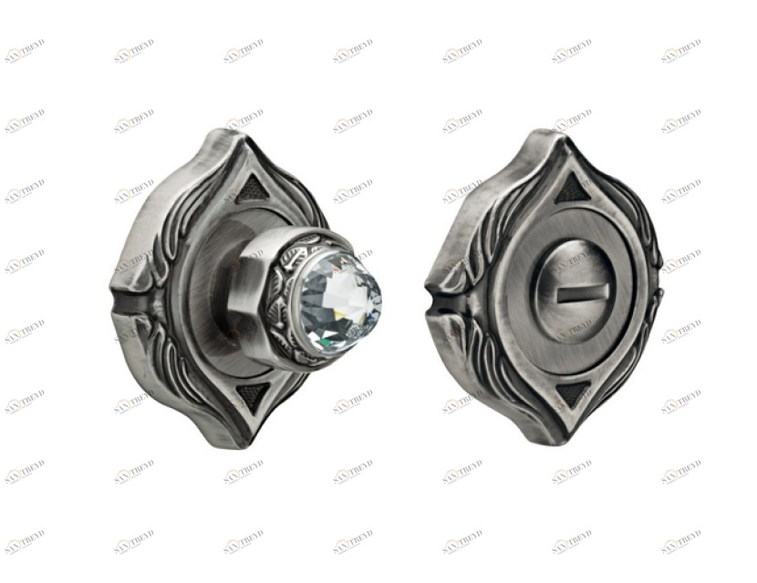 0WC073.B06.71 Кнопка приватности с аварийной разблокировкой 6 мм Античное серебро Mestre 