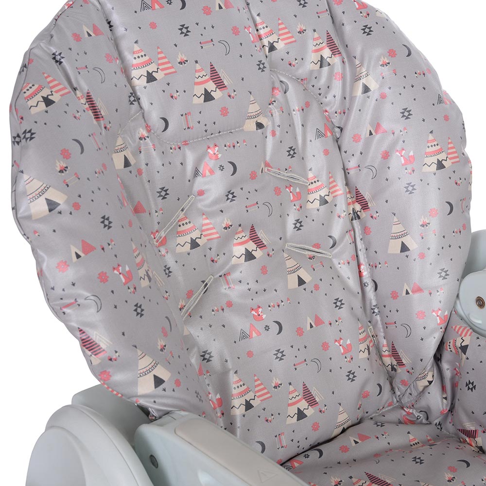 Съемный чехол для стульчика для кормления "Индейская ночь" (водостойкое покрытие) VAMVIGVAM  281613 Бежевый Santreyd  - Вид №1