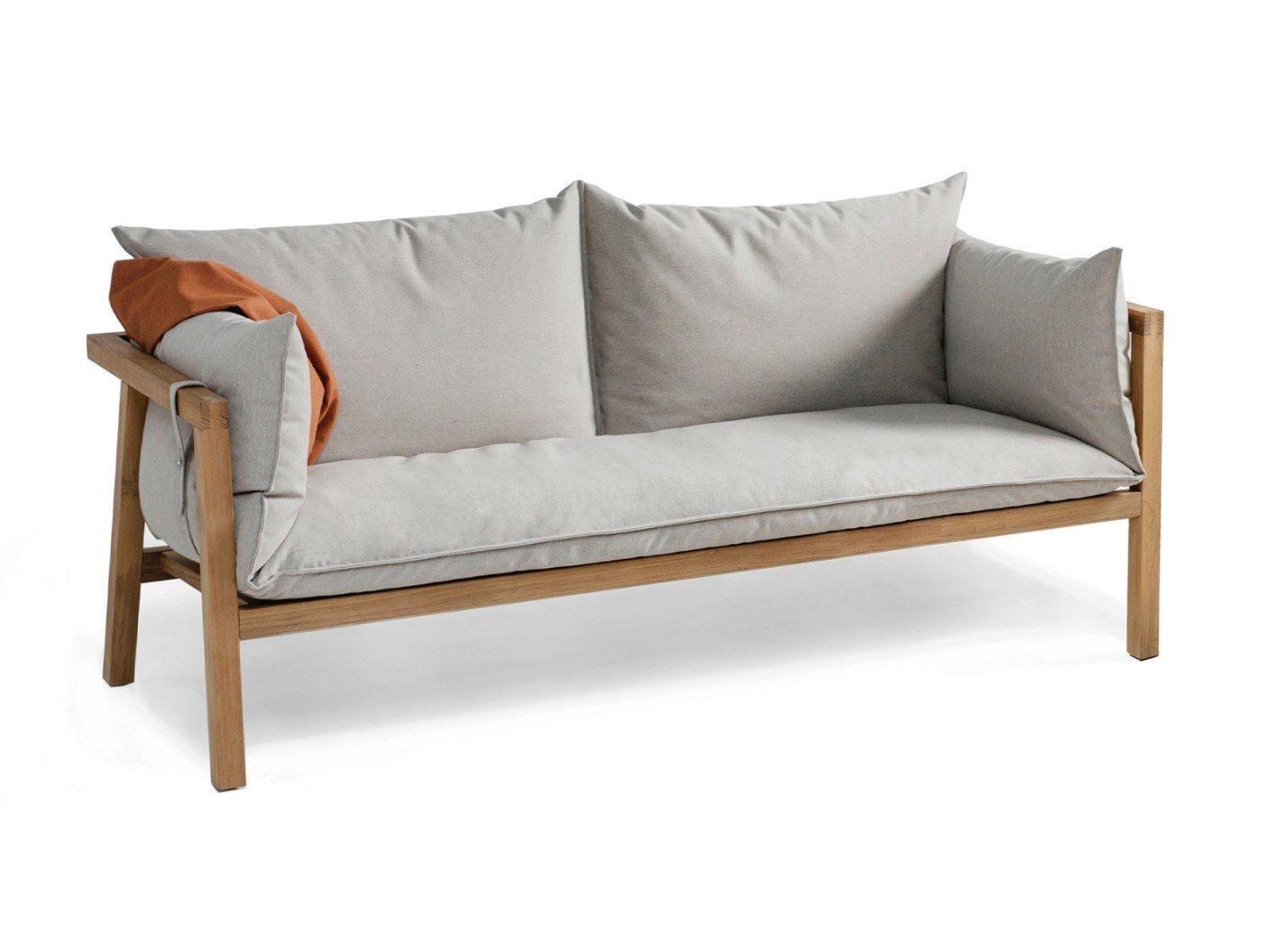 2-местный тканевый мягкий садовый диван prostoria Umomoku ARCH-00092311