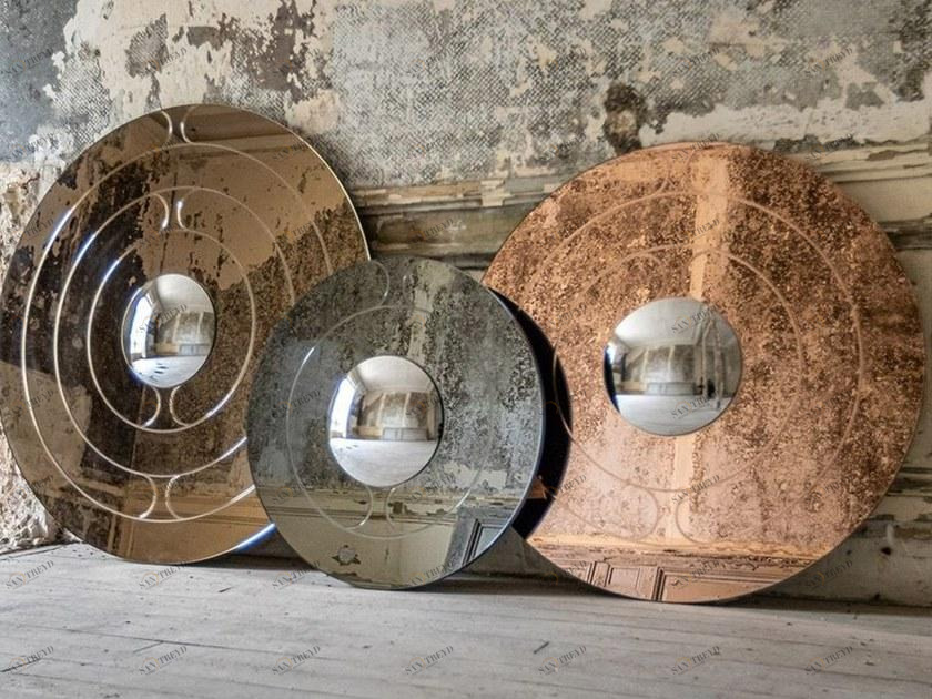 Diacasan Edition Круглое зеркало с настенной рамой Christian signorel sun-id-1365001