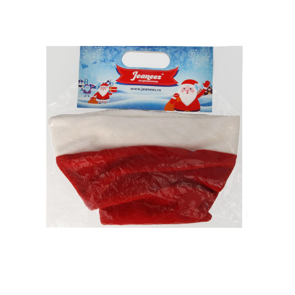 100-5 Колпак новогодний №03 Красный Santreyd 