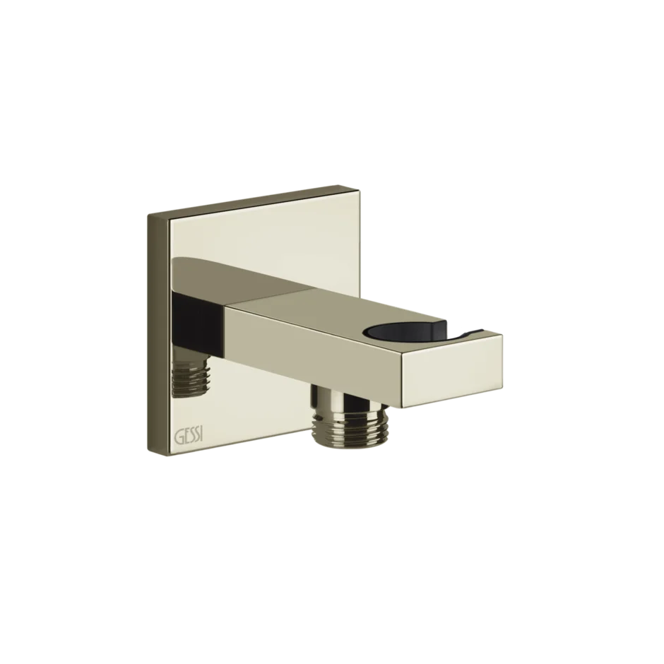 Крючок для ручного душа-выпуск воды 20161 720 Gessi Rettangolo k НИКЕЛЬ PVD 20161720