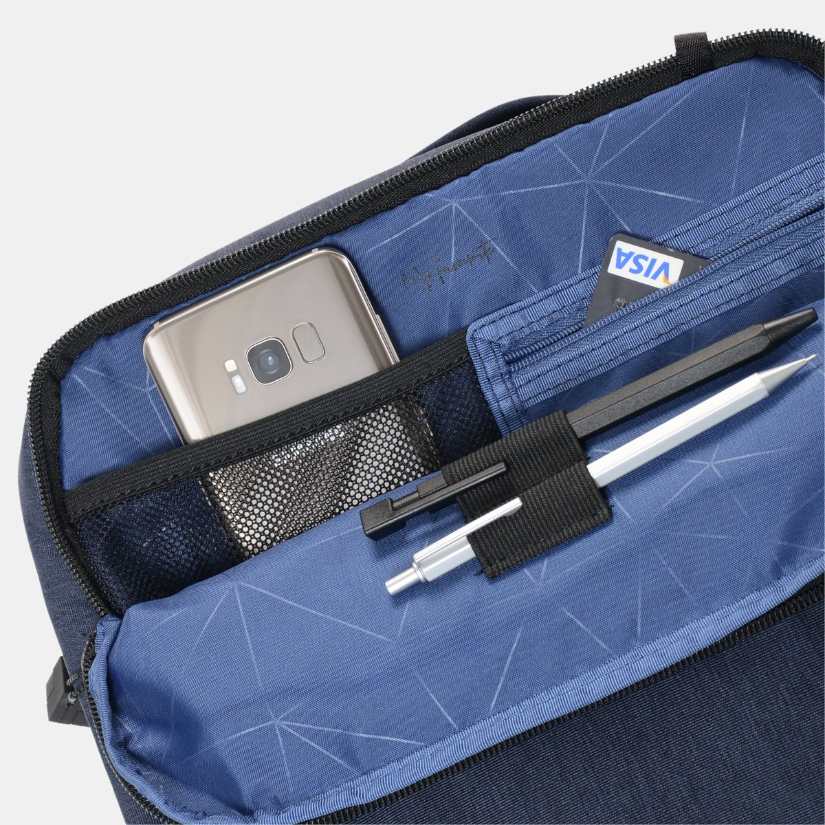 HMID07/026-01 Рюкзак HMID07 Keyed Duffle Backpack 15.6 RFID Hedgren Midway  - Вид №5