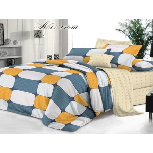 91340813 Комплект постельного белья Эльф Bella Vita Premium 1176 Абсолют, полутораспальный, поплин, разноцветный STLM-1022894