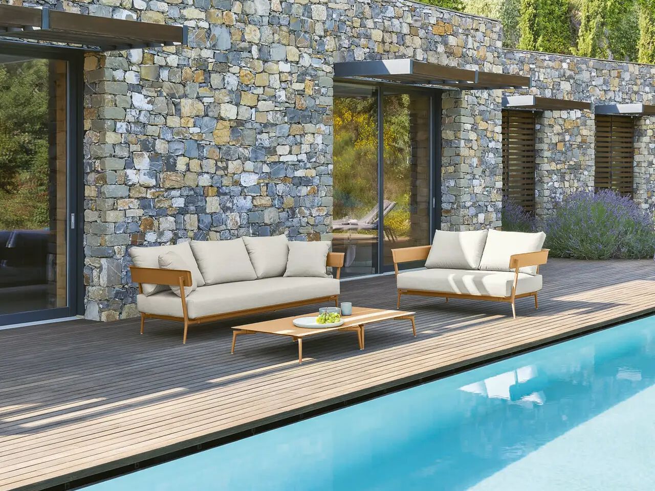 Алюминиевый низкий садовый столик с порошковым покрытием FAST Aikana ARCH-00113639 - Вид №4