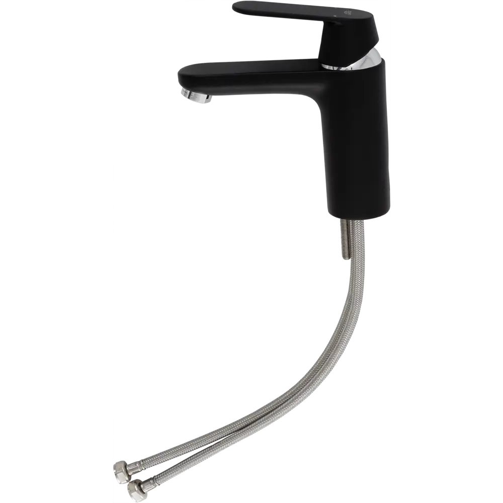 Смеситель для раковины Grohe Eurosmart Cosmo M однорычажный цвет чёрный 82199447 STLM-2000585 Eurosmart Cosmopolitan - Вид №2