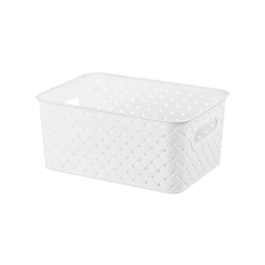 90229329 Корзина Violet 811938 17.30x10.50x23.50 см полипропилен цвет белый 1 шт STLM-0140483