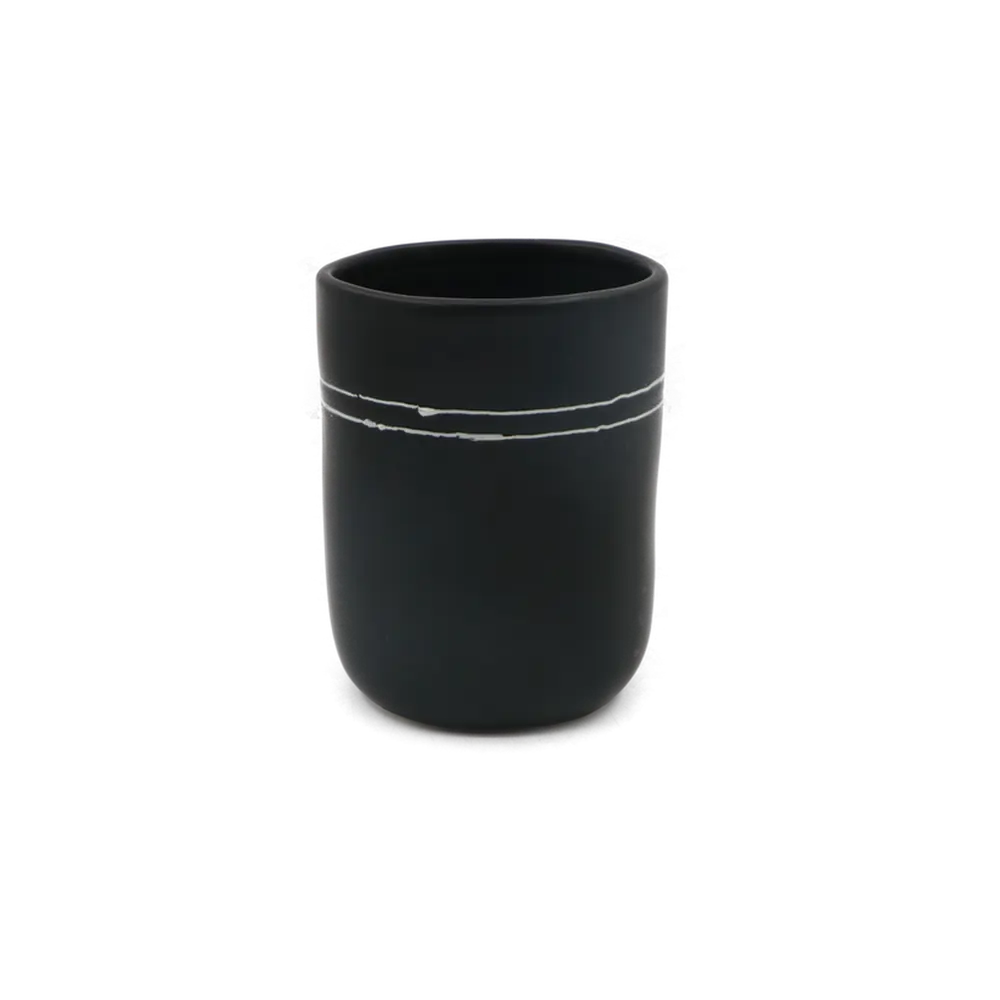 Стакан для зубных щеток Proffi Home Black Rock — керамический акцент для ванной 89381136 STLM-1568788