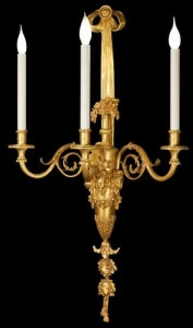 Tisserant Бронзовый настенный светильник