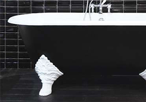 Gentry Home Bexley Cast iron bathtubs with feet Хром GH100856  - Вид №1