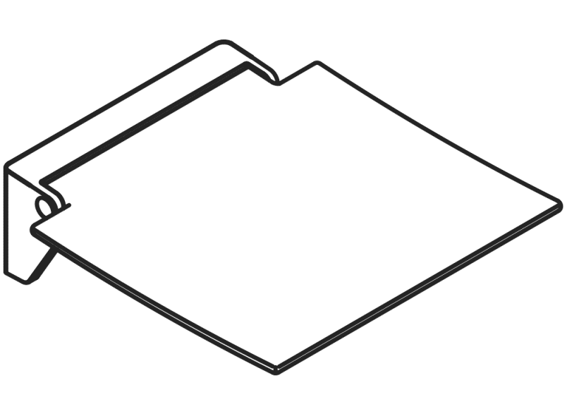 950.51.20190 Складное сиденье 350 HEWI System 800 K  - Вид №2