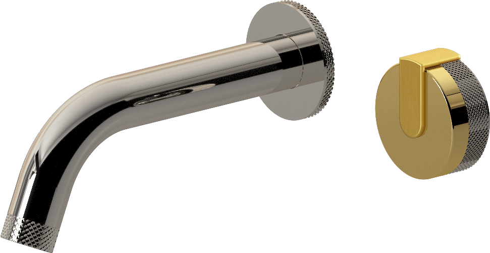 E-11535-R1AU-L1BAU-PN Настенный прогрессивный смеситель скрытого монтажа для раковины GRAFF MOD+